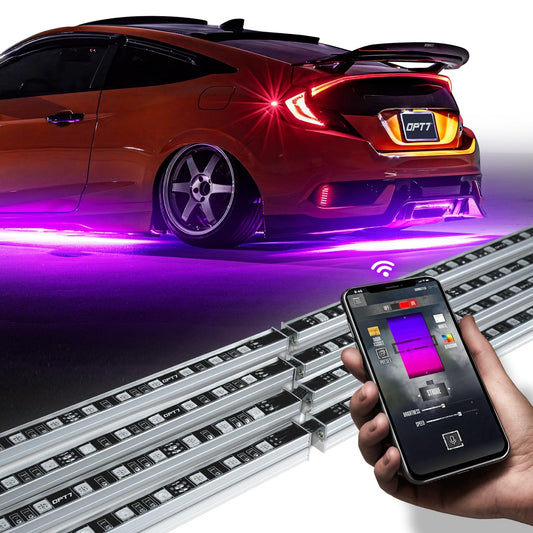 OPT7 Aura Pro - Kit LED para bajo cuerpo con Bluetooth., CAR