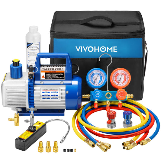 VIVOHOME Bomba de vacío de aire acondicionado de una sola et