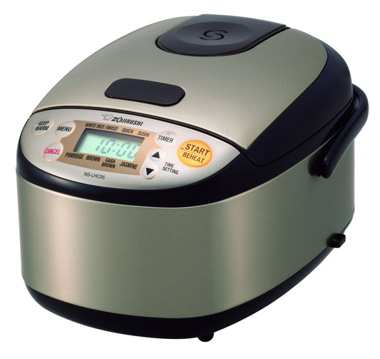 Zojirushi NS-LHC05 Olla arrocera y calentador Micom, inoxida