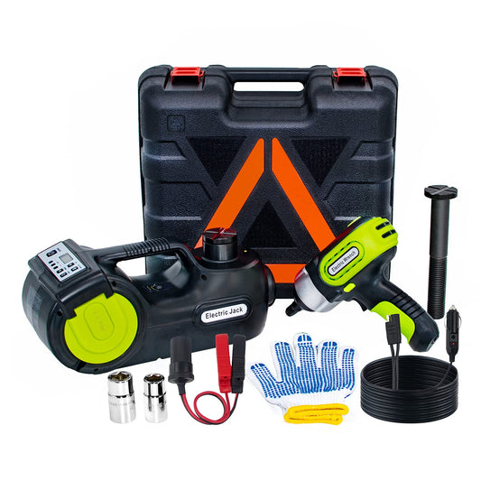 ActDoer Kit de gato eléctrico para coche hidráulico 5Ton 12V