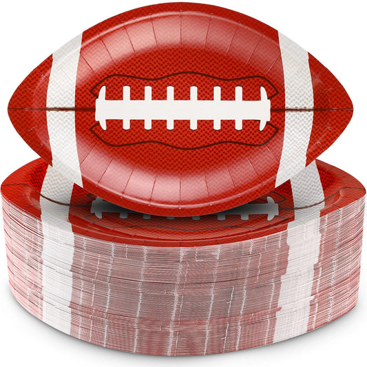 Zubebe 200 platos de fútbol para fiestas, platos de papel de