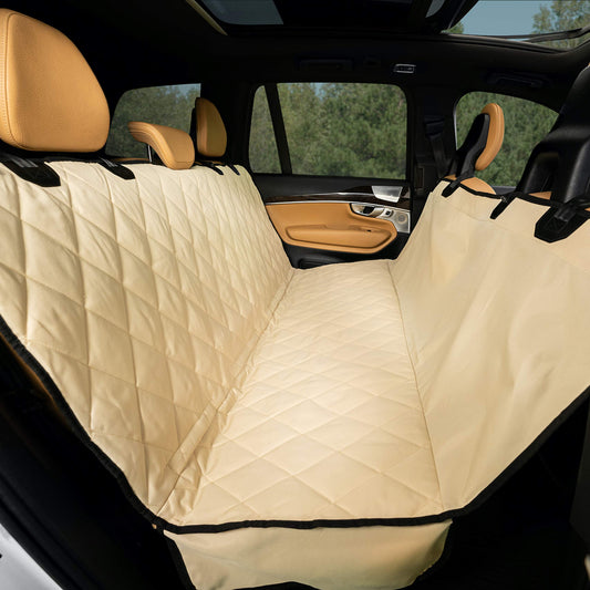 Funda de peluche Paws Pet para asiento trasero de Suv, imper