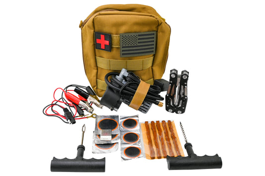 Motocicleta, ATV, UTV Kit de reparación plana de tubo sin cá