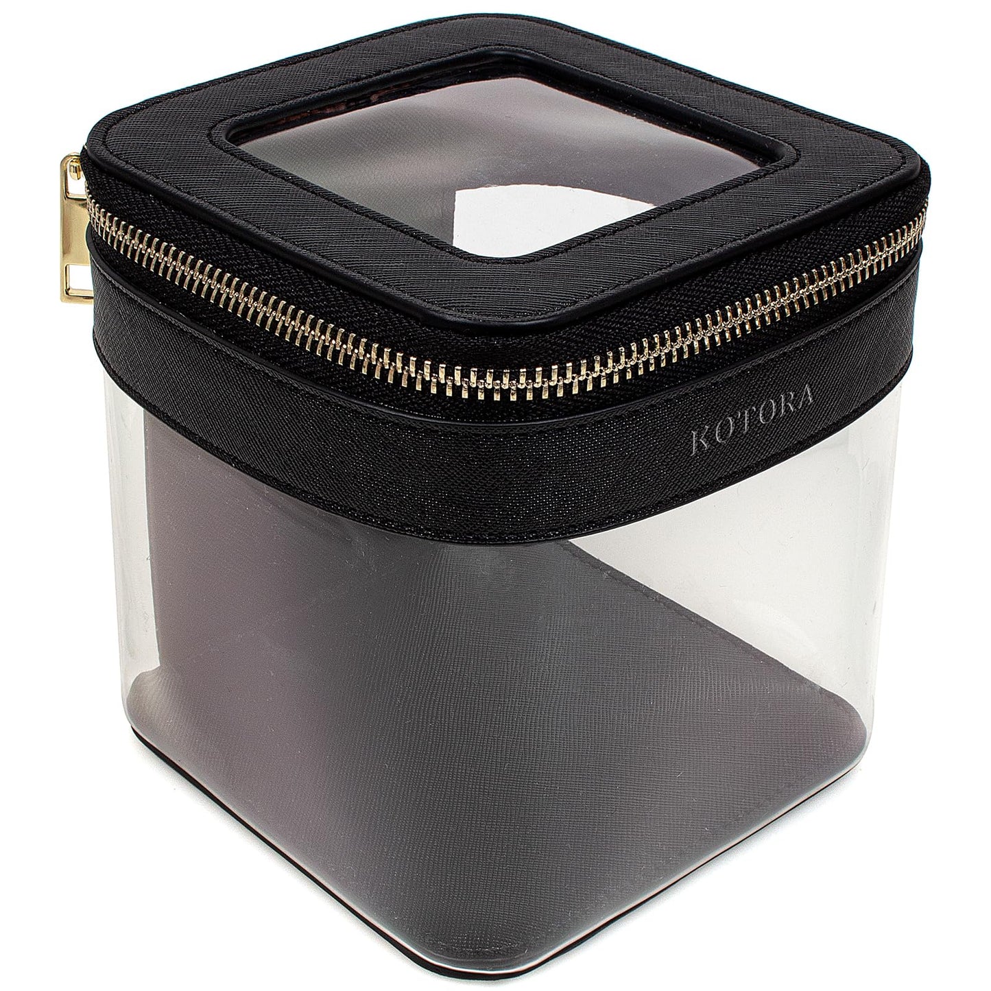 KOTORA Bolsa de maquillaje transparente para mujer, organiza