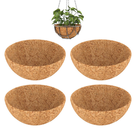 XYSM Hanging Baskets Liners for Plants Outdoor ，Coconut Line