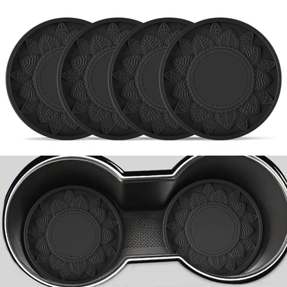 SINGARO Portavasos para automóvil, 4 portavasos de silicona