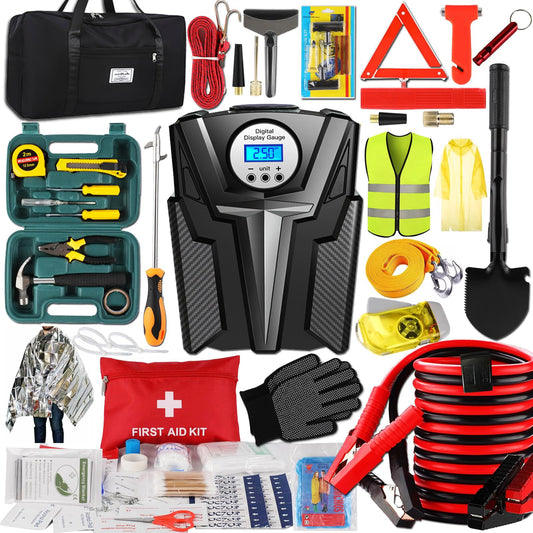 kewen Kit de emergencia para automóvil, asistencia en carret