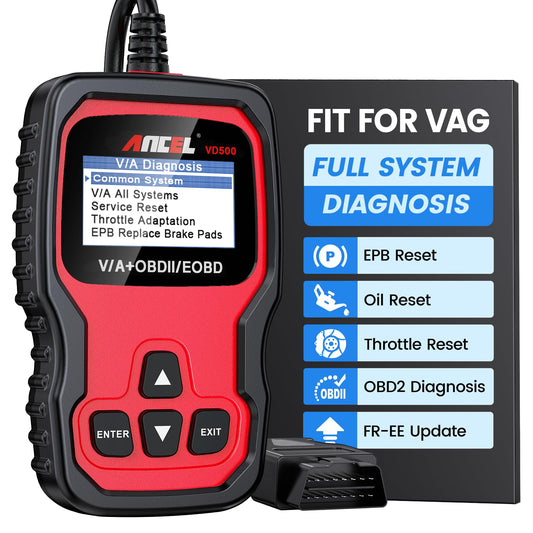 Ancel Herramienta de diagnóstico del escáner VD500 OBD2 para