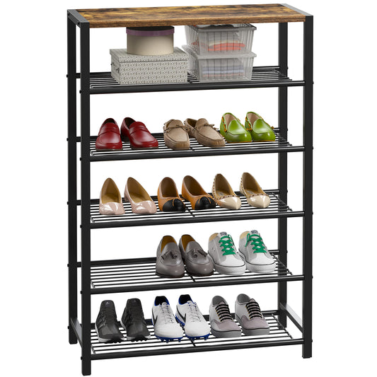 Yusong Organizador de zapatos, estante industrial de almacen