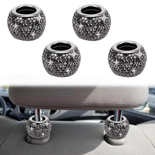 4 collares para reposacabezas de automóvil, decoración de an