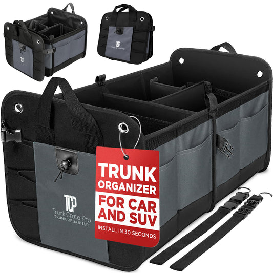 TRUNKCRATEPRO Organizador de almacenamiento para automóvil,