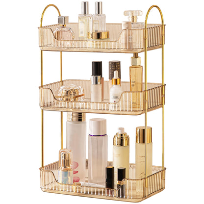 Organizador de baño, bandejas de tocador para baño, estante