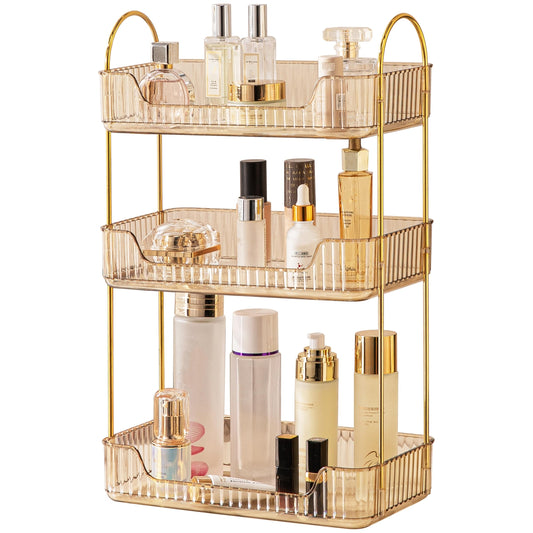 Organizador de baño, bandejas de tocador para baño, estante