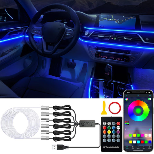 Luces LED para automóvil, luces interiores de automóvil con