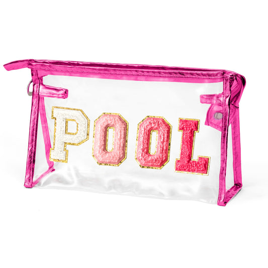 Y1tvei Bolsa de maquillaje transparente para piscinas, color