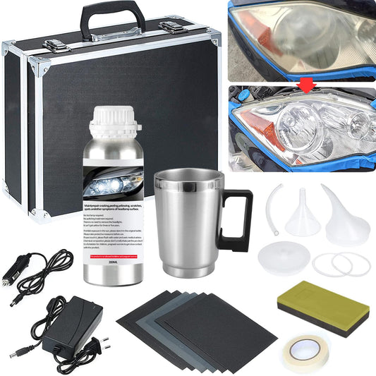 Kit de restauración de faros delanteros, kit de reparación d