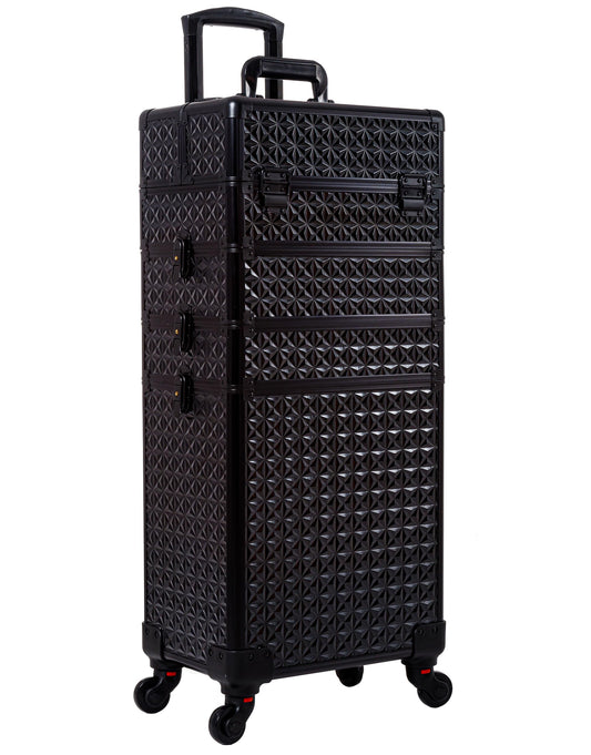 AROUS Estuche de maquillaje profesional 5 en 1, estuche de a