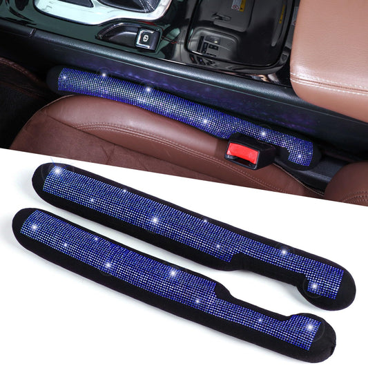 Paquete de 2 rellenos azules para asiento de automóvil, ajus