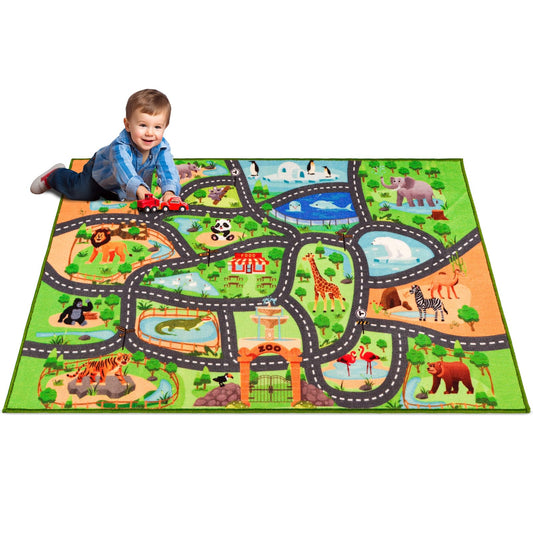 Alfombra de juegos para niños, 31.4 x 47 pulgadas, alfombra