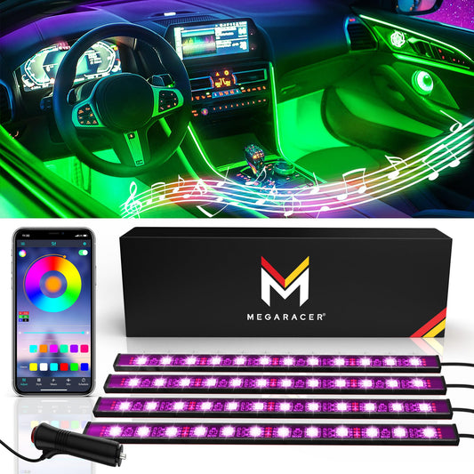 Mega Racer Luces LED para el interior del automóvil, 48 chip
