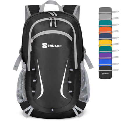 Zomake - Mochila de senderismo plegable resistente al agua,