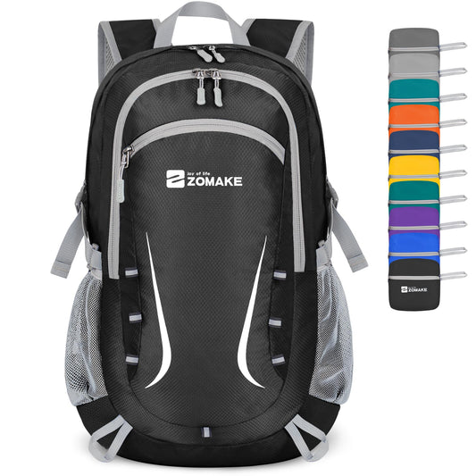 Zomake - Mochila de senderismo plegable resistente al agua,