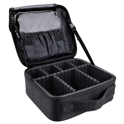 JOURMON Estuche de maquillaje de viaje, Negro -, Bolsa de ma