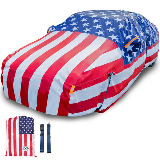 Joon - Funda impermeable para automóvil con bandera de Estad