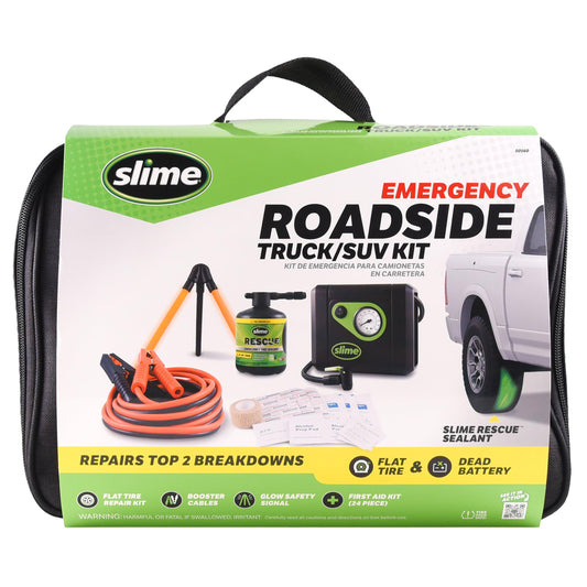 Slime 50160 Kit de emergencia en carretera con reparación de