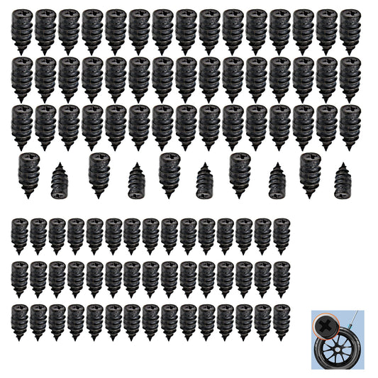 100 clavos de goma para reparación de neumáticos, clavos de