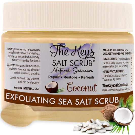 The Keys Salt Scrub - Exfoliante de sal marina de coco - Exf