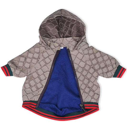 Sudaderas con capucha para perro, abrigo de invierno clásico