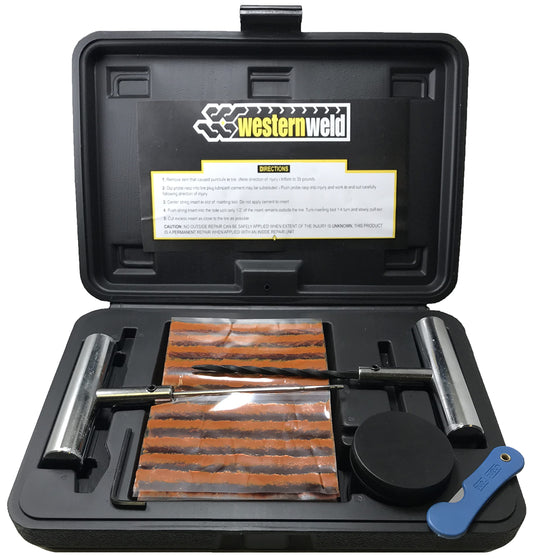 Western Weld - Kit profesional de reparación de neumáticos p