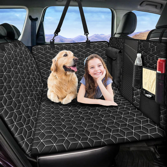 Extensor de asiento trasero para perros, gran espacio, funda