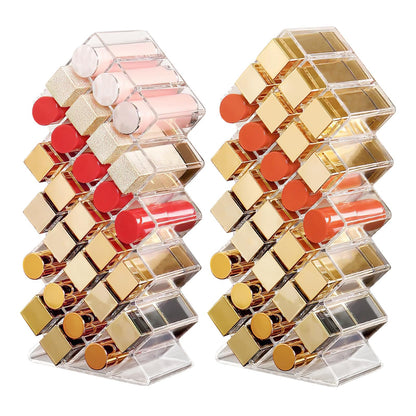 Organizador de lápiz labial, 56 ranuras para labios, soporte