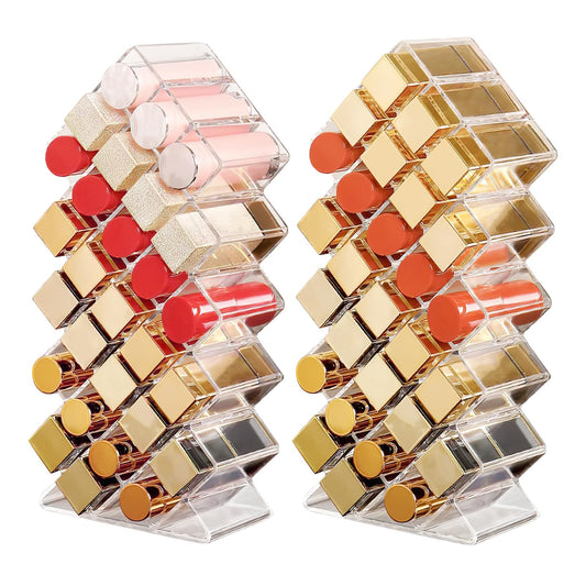 Organizador de lápiz labial, 56 ranuras para labios, soporte