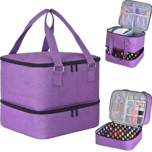 Estuche organizador de esmalte de uñas, con capacidad para m