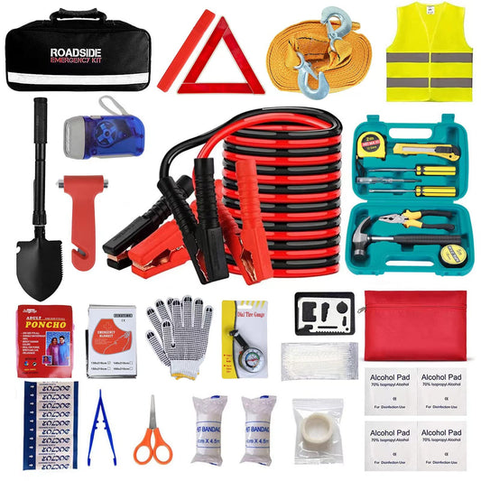 Kit de herramientas de emergencia en carretera con pala de c