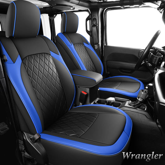 Coverado Fundas de asiento de 4 puertas para Jeep Wrangler,
