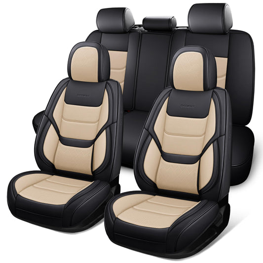 Juego completo de fundas de asiento de automóvil de cuero im