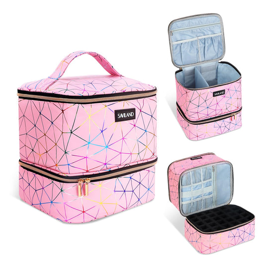 SAVILAND Bolsa organizadora de esmalte de uñas: organizador