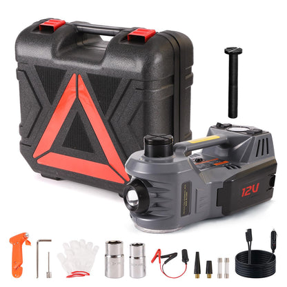 EFFIROSO Kit de gato eléctrico para automóvil hidráulico de