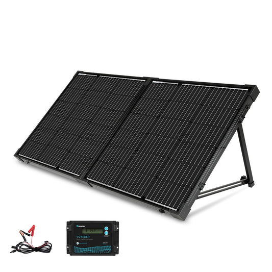 Renogy - Panel solar portátil plegable de 100W 12V monocrist