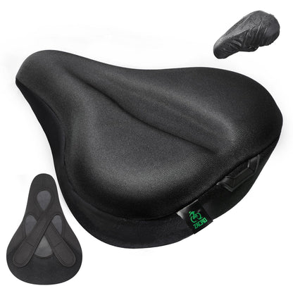 Zacro Cojín ancho para asiento de bicicleta – Funda acolchad