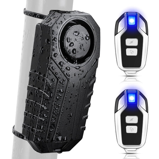 ONVIAN Alarma de bicicleta antirrobo inalámbrica mejorada pa