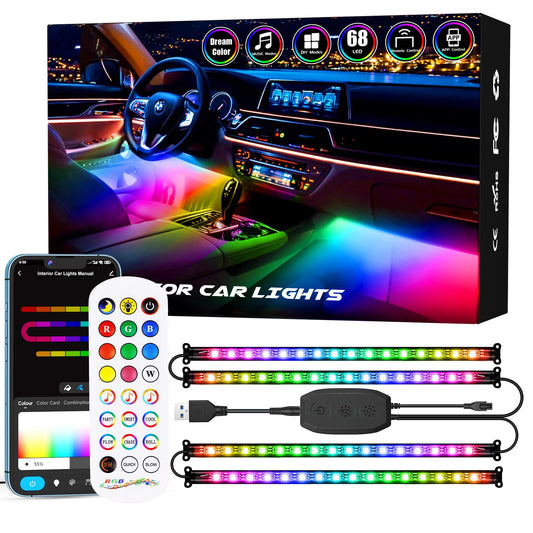 Luces interiores para automóvil, diseño 2 en 1, 5 V, 2.1 A,