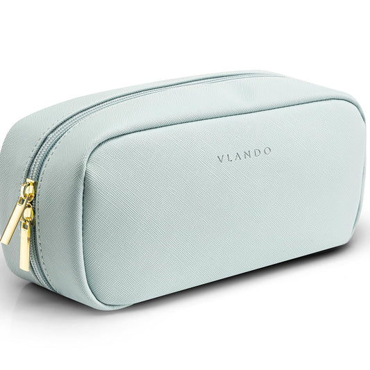 Vlando Bolsa de maquillaje de viaje,Pequeña bolsa de cosméti