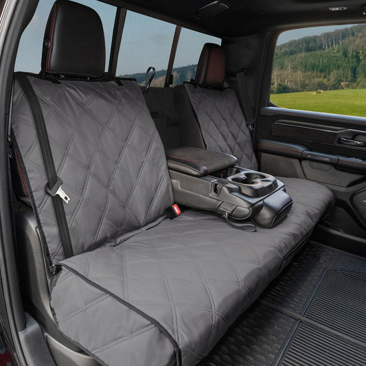 Funda de asiento de banco de automóvil para perros, impermea