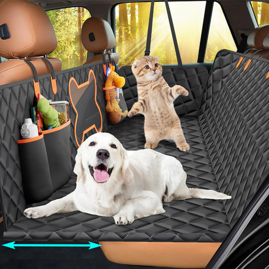 Extensor de asiento trasero para perros, parte inferior dura
