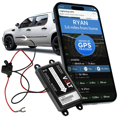 Lightning GPS Rastreador GPS para vehículos 4G con cable fác